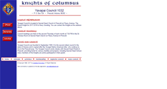 Desktop Screenshot of kofc1032.org